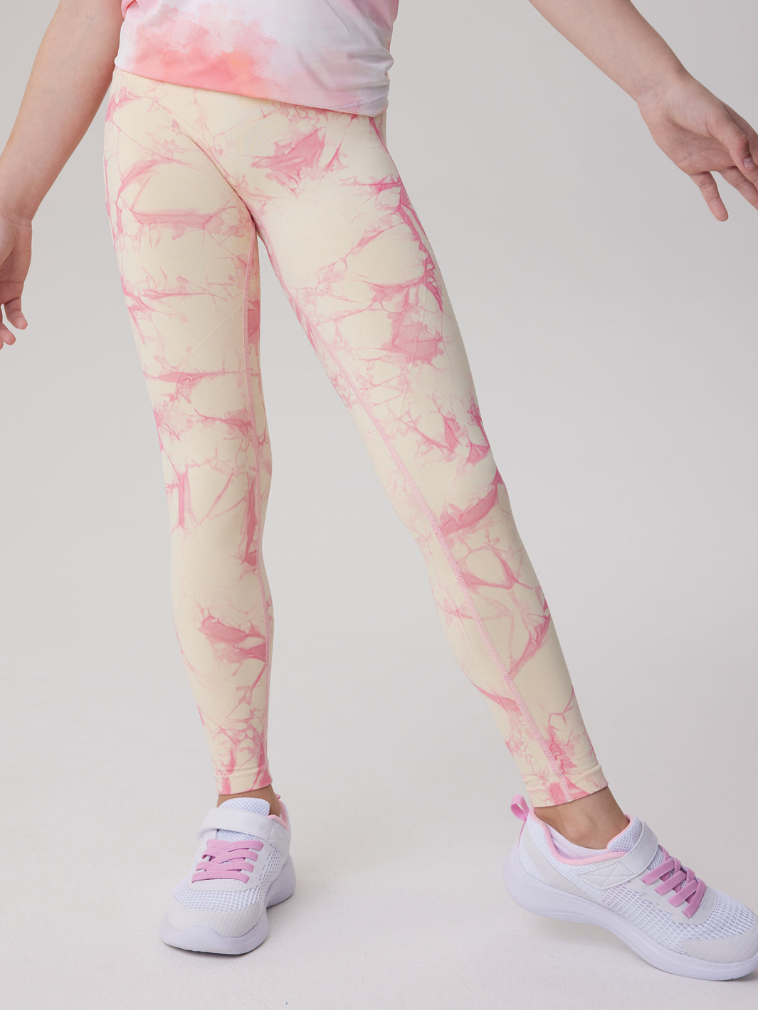 Lycra Seamless Tie-dyed Leggings