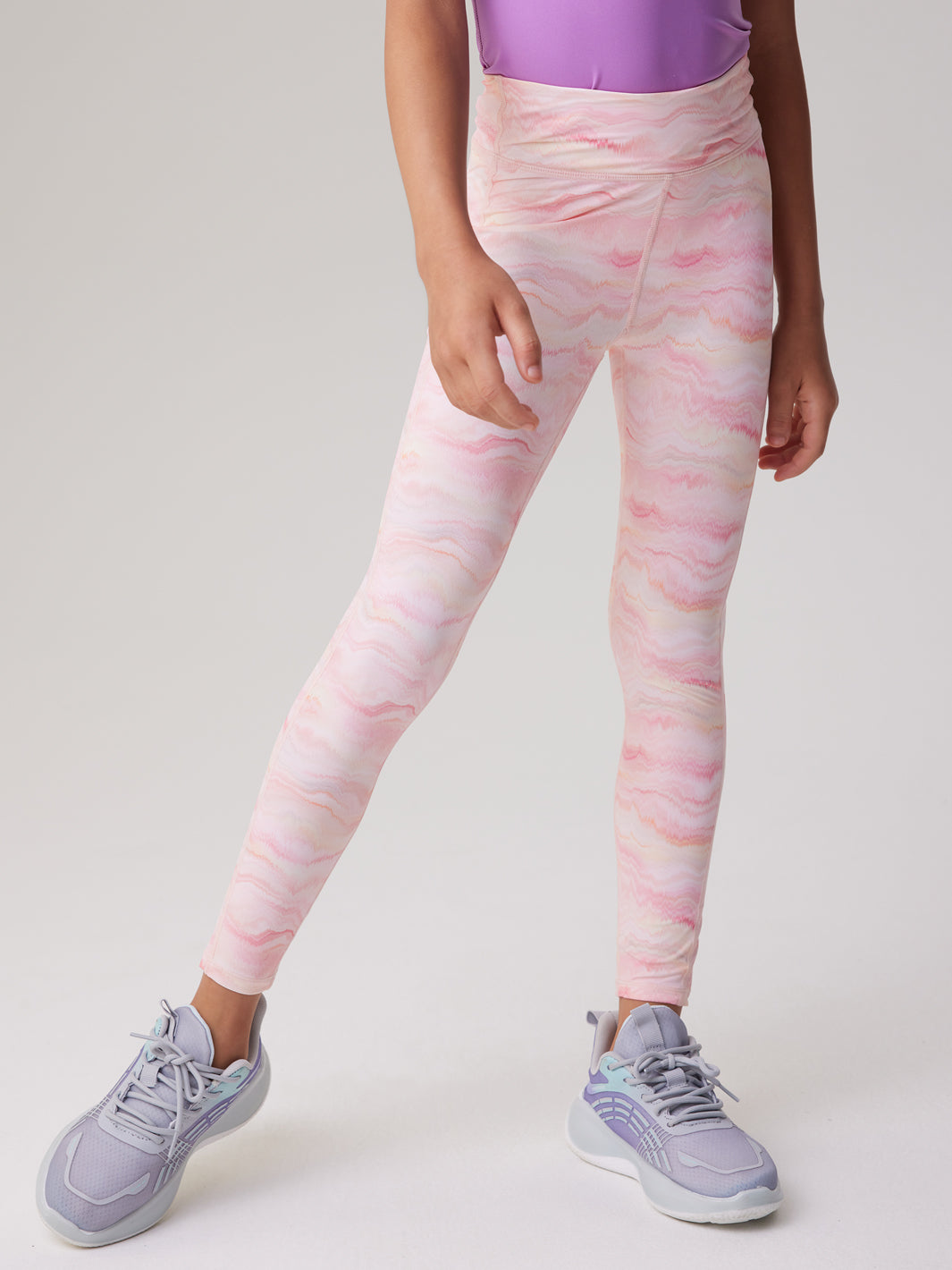 Leggings transpirables con estampado suave