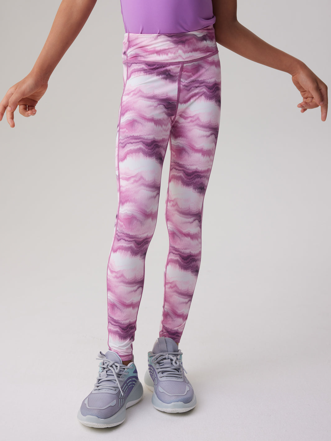 Leggings transpirables con estampado suave