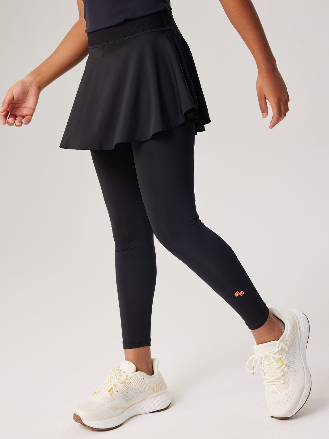 OUANDME 2 in 1 Soft Ballet Skirt Leggings